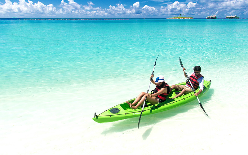 kayak en la isla de los sacrificios 